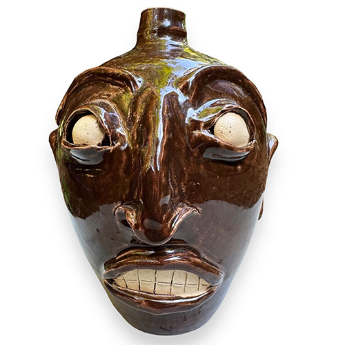 Vicki Miller 9" Edgefield Style Face Jug DP4198 SOLD